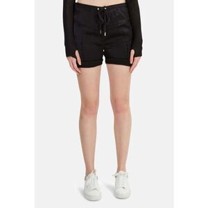 Alexander‎ Wang Silk Drawsting Shorts Black Medium